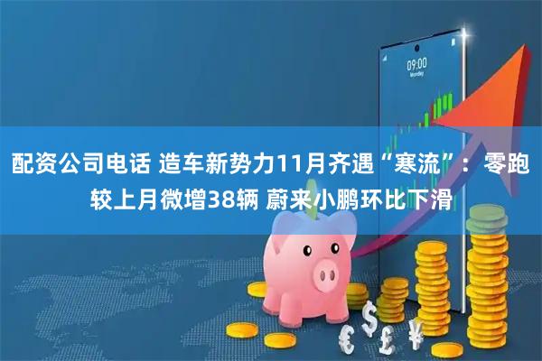 配资公司电话 造车新势力11月齐遇“寒流”:零跑较上月微增38辆 蔚来小鹏环比下滑